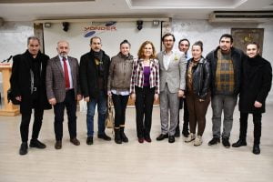 Neriman Posbıyık gazetecilerle biraraya geldi