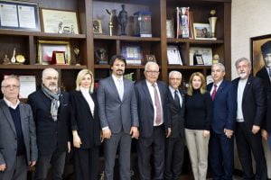 CHP MİLLETVEKİLİ ADAYI EYLEM ERTUĞRUL, BAŞKAN POSBIYIK’I ZİYARET ETTİ