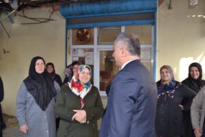 Saffet Bozkurt, köydeki vatandaşlarla bir araya geldi