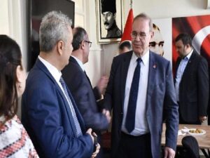 Malkara Belediye Lideri Ulaş Yurdakul CHP Malkara İlçe Başkanlığında Düzenlenen Bayramlaşma Programına İştirak Sağladı