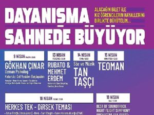 Sahnede Dayanışmaya Ağır İlgi