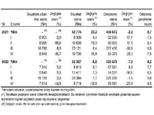 TÜİK: Yurt içinde ikamet eden 7 milyon 614 bin kişi seyahate çıktı