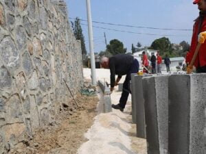 Görece’de Kilit Parke Çalışması