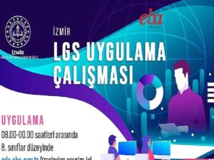 İzmir Vilayet Ulusal Eğitim Müdürlüğünden öğrencilere yönelik LGS ve YKS Uygulama Çalışmalarını Sürdürüyor