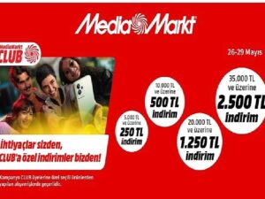 MediaMarkt’tan CLUB üyelerine özel 2.500 TL’ye varan indirim