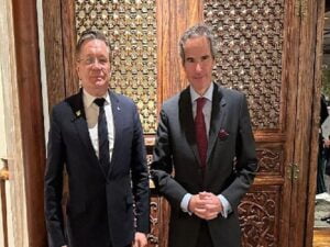 Rosatom Genel Müdürü Likhachev ve UAEA Lideri Grossi bir ortaya geldi