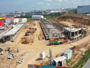 Yeni hal binasında ilerleme yüzde 40