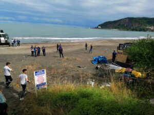 Kdz. Ereğli Belediye Plajında kaçak yapılar yıkıldı