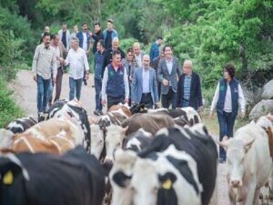 Bergama’da yayla seyahati başladı