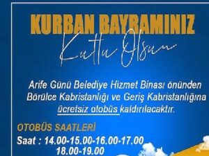 Burhaniye Belediyesi’nden fiyatsız kabristanlık seferleri