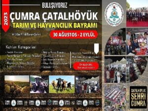 Çumra Çatalhöyük Tarım ve Hayvancılık Bayramı İçin Ön Müracaatlar Başladı