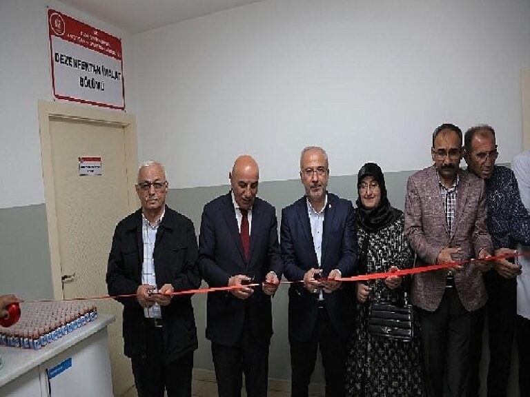 Keçiören’de sıvı savun ve yüzey temizleyicisi üretim atölyesi hizmete açıldı