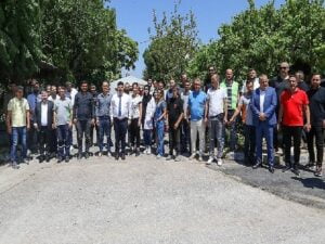 Lider Kılıç, mesai arkadaşlarıyla bayramlaştı