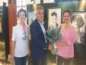 Lider Tekin’den manalı standa ziyaret