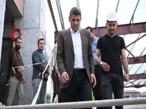 Maşıkiye Spor Salonu İnşaatı Süratle İlerliyor