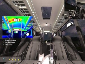 Mercedes-Benz Türk Otobüs AR-GE takımı iç aydınlatma testlerini dijital ortama taşıyor