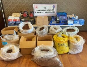 Kdz. Ereğli’de kaçak tütün operasyonu