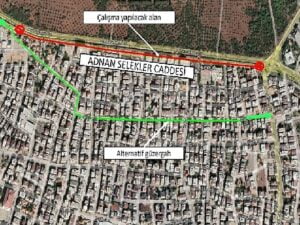 Adnan Selekler Caddesi beş gün trafiğe kapalı