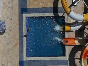 Çift kaydıraklı Aquapark hizmete girdi