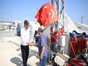 Lider Kocaman bayramda Hatay’da