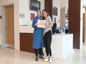 55 yaşındaki bayan, sporla bastonunu attı