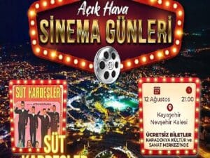 Açık Hava Sinema Günleri’nde Hafta Sonu “Süt Kardeşler” Günü