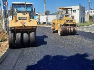 Bodrum Turgutreis’te Sıcak Asfalt Çalışması Tamamlandı