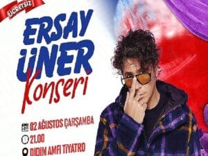 Didim Amfi Tiyatro’da Ersay Üner rüzgarı esecek