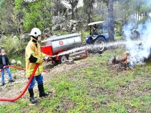 İzmir’de orman yangınlarıyla çabada büyük muvaffakiyet
