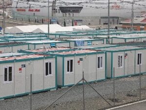 Kocaeli Büyükşehir’in konteyner kentlerinde huzurlu hayat