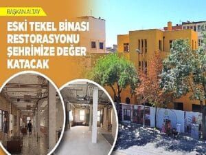 Lider Altay: “Eski İnhisar Binası Onarımı Kentimize Bedel Katacak”