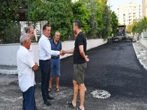 Lider Özyiğit, yol üretim çalışmalarını yerinde inceledi