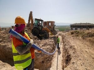 Menemen Seyrek ve Villakent mahallelerinin içme suyu sınırı yenileniyor