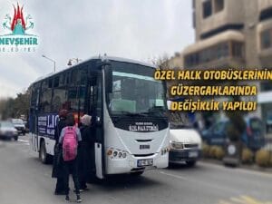 Özel Halk Otobüsü güzergahlarında süreksiz değişiklik
