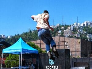 Skate Park’ta adrenalin tavan yaptı