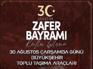 Toplu ulaşım araçları 30 Ağustos’ta fiyatsız