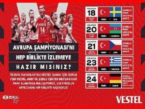Voleybolda ulusal heyecan Vestel’le Şiddetli Center’da