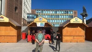 ALMANYA’DA, ‘KDZ. EREĞLİ İL OLSUN’ PANKARTI AÇTILAR