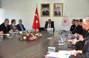 Vali Hacıbektaşoğlu liderliğinde genel asayiş toplantısı yapıldı