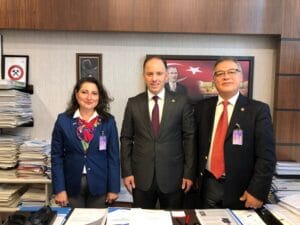 Muhittin Dikmen, TBMM’de ziyaretlerde bulundu