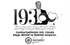 BAŞKAN POSBIYIK: ATAMIZI SAYGIYLA, MİNNETLE, RAHMETLE ANIYORUZ