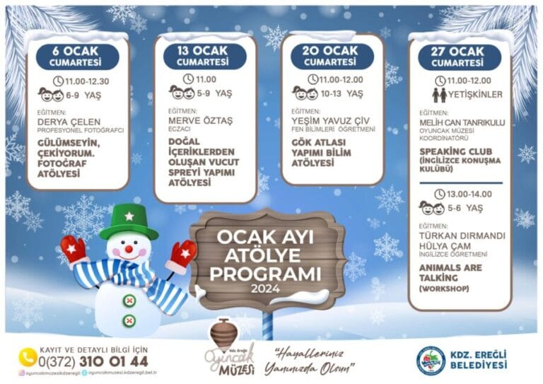 OYUNCAK MÜZESİ, OCAK AYI PROGRAMI