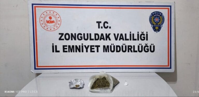 Alaplı’da durdurulan araçta uyuşturucu ele geçirildi