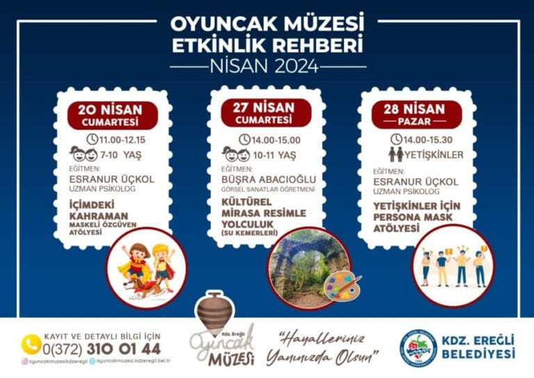OYUNCAK MÜZESİ NİSAN AYI ATÖLYE PROGRAMI