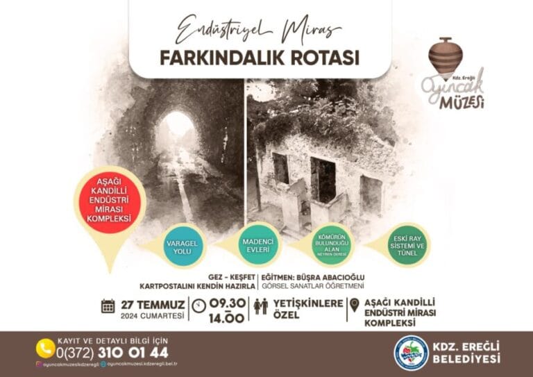 ENDÜSTRİYEL MİRAS ROTASI GEZİSİ CUMARTESİ GÜNÜ YAPILACAK